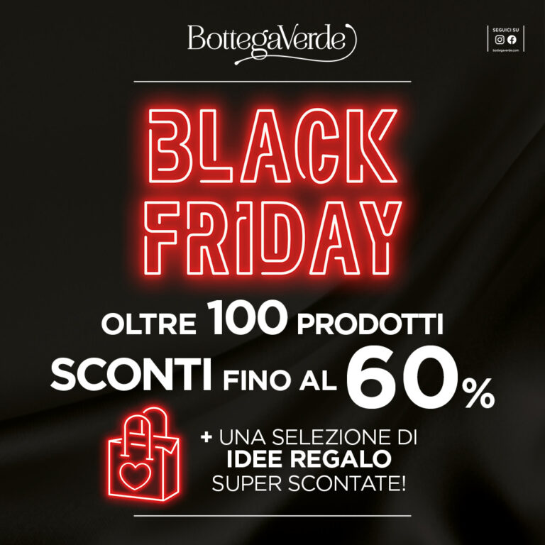 Black Friday Bottega Verde